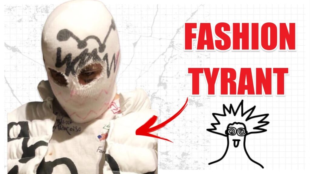 Asspizza wearing his ski mask.