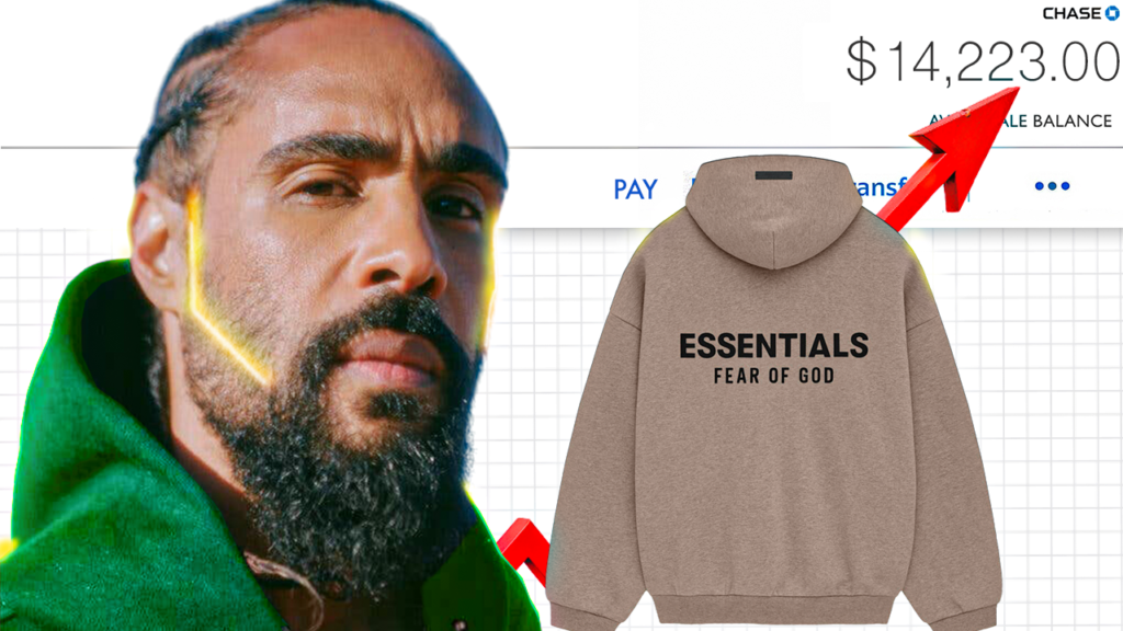 Jerry Lorenzo with Essentials hoodie. Increase your social media engagement.