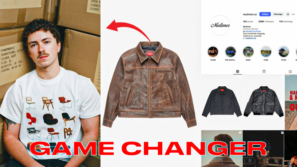 A photo of Mutimer founder. This is for the article I am writing on reels ideas for clothing brand.