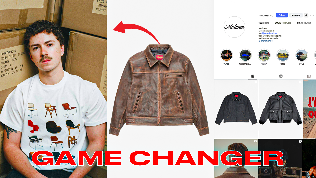 A photo of Mutimer founder. This is for the article I am writing on reels ideas for clothing brand.