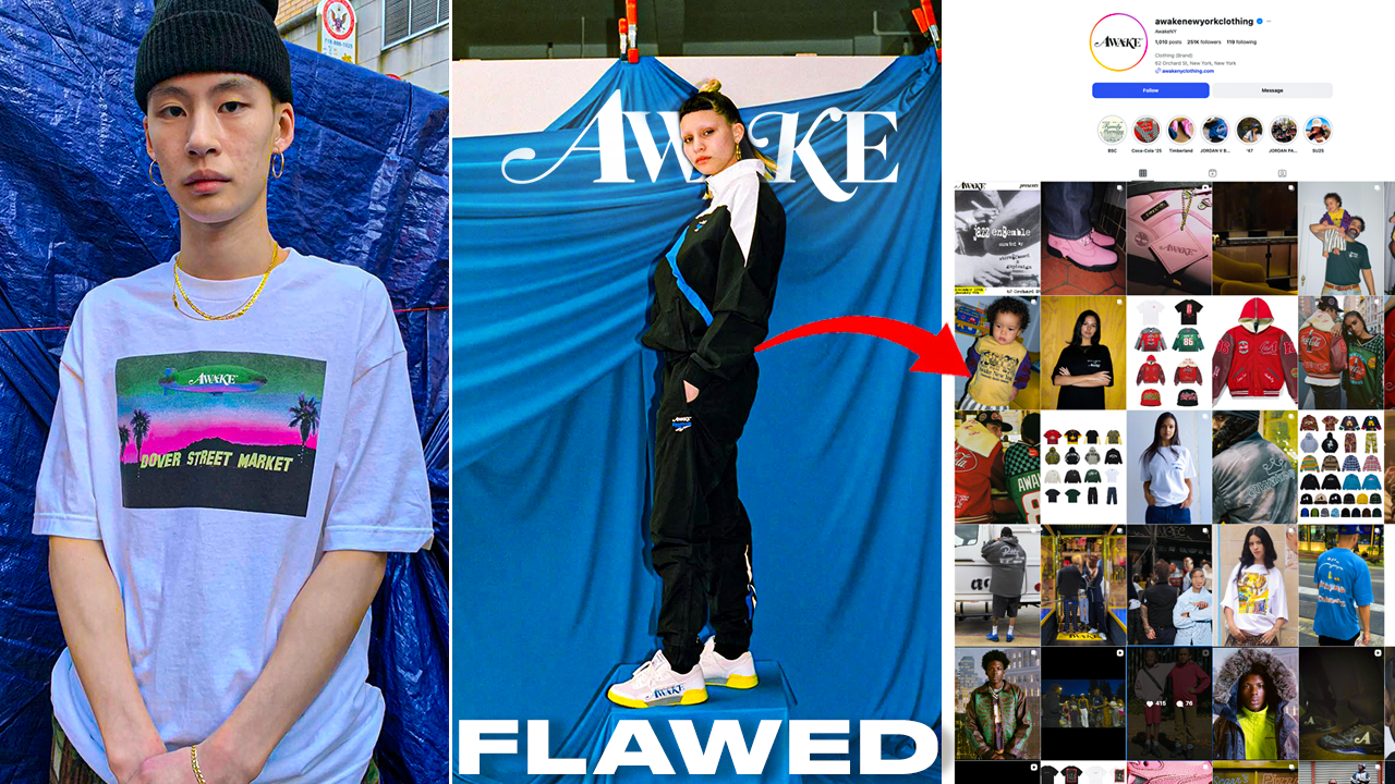 This is a photo showing awake ny which is the brand I spoke out. I am explaining How to market your own clothing brand in the video as well as for this blog as well.